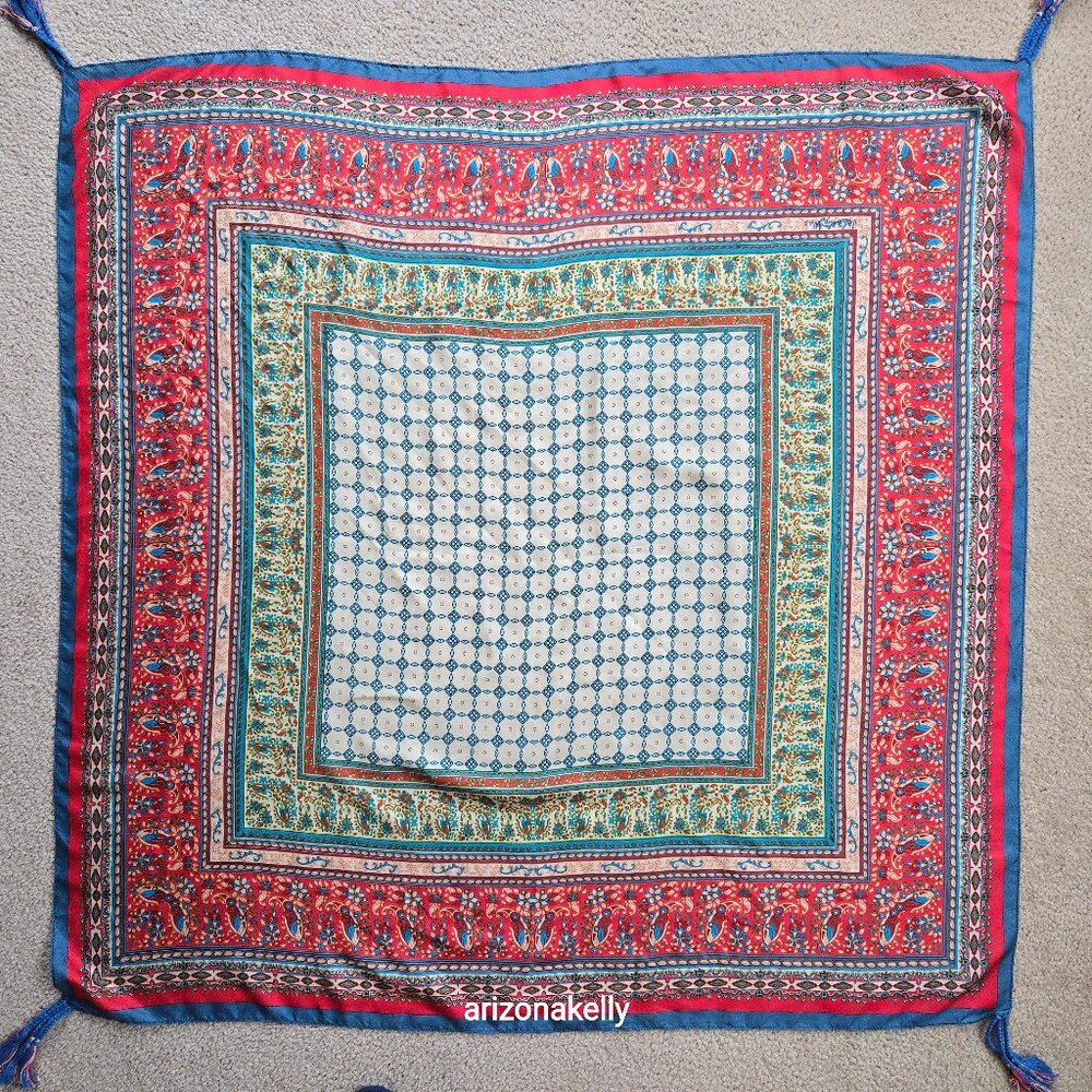 NWOT Johnny Was Silk Scarf #15